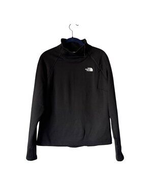 The North Face Black Canyonlands 1/4 Zip Sweatshirt Medium Lightweight Fleece Li